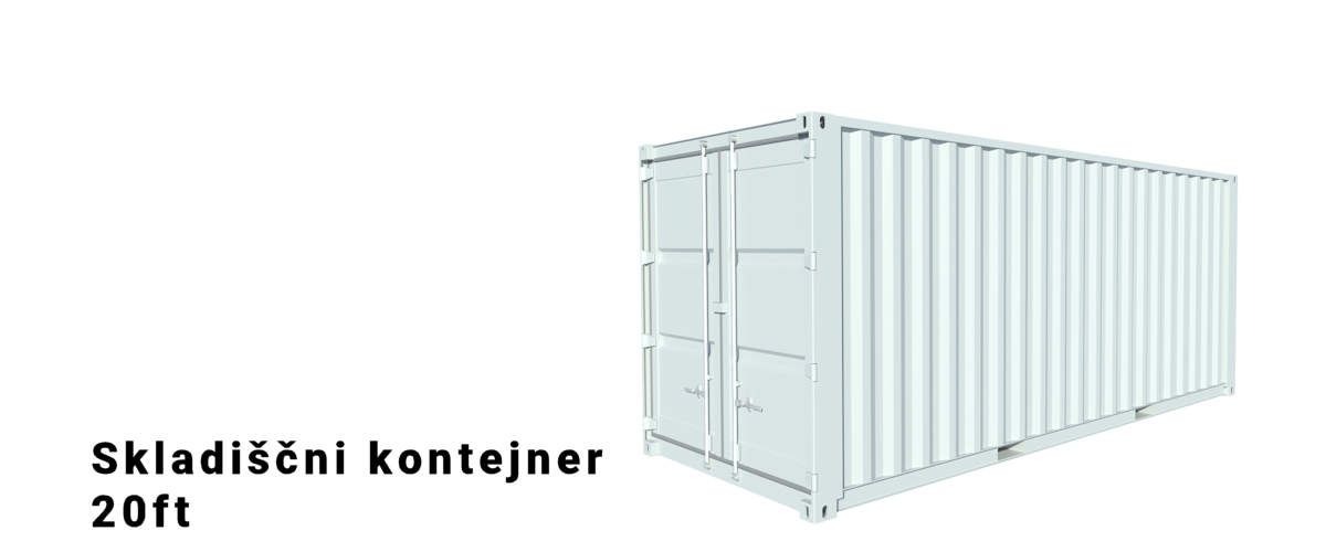 Algeco 20ft Skladiščni kontejner 