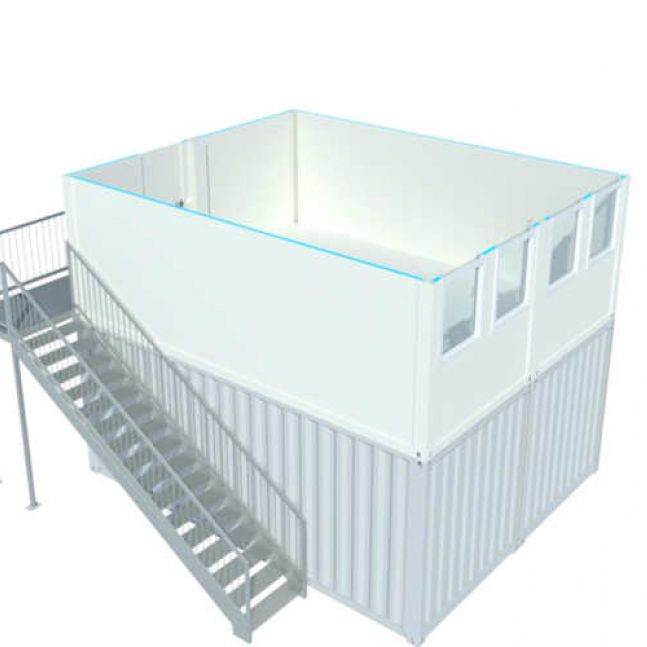 Algeco Kombinacija pisarniških in skladiščnih kontejnerjev